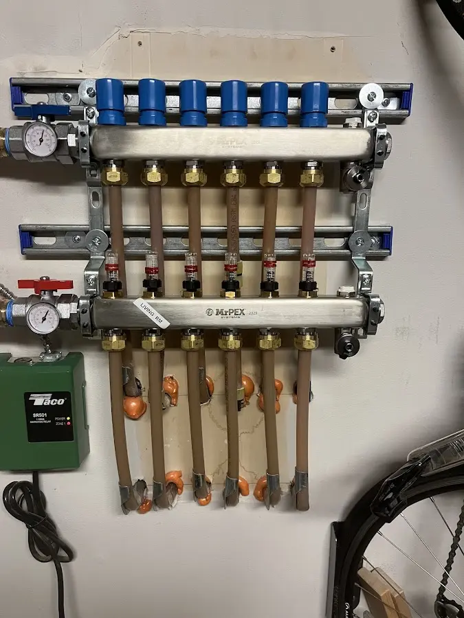 Plumber performing Gas Line Installation at a residential property in Nevada